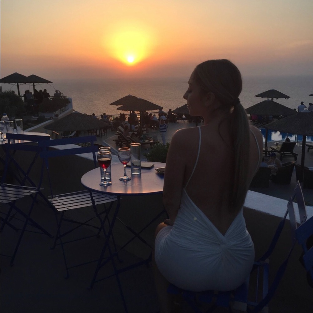 M Boutique low back dress
